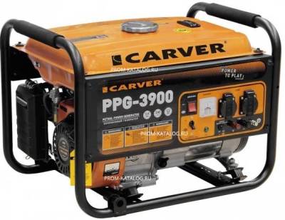 Бензиновый генератор CARVER PPG-3900 LT-170F 01.020.00007 